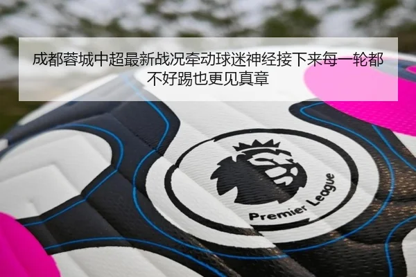 成都蓉城中超最新战况牵动球迷神经接下来每一轮都不好踢也更见真章
